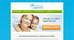 Desktop Screenshot of montreal-dentists.com